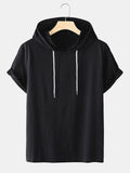 Generic Men’s Black Short-Sleeve Casual Cotton T-Shirt